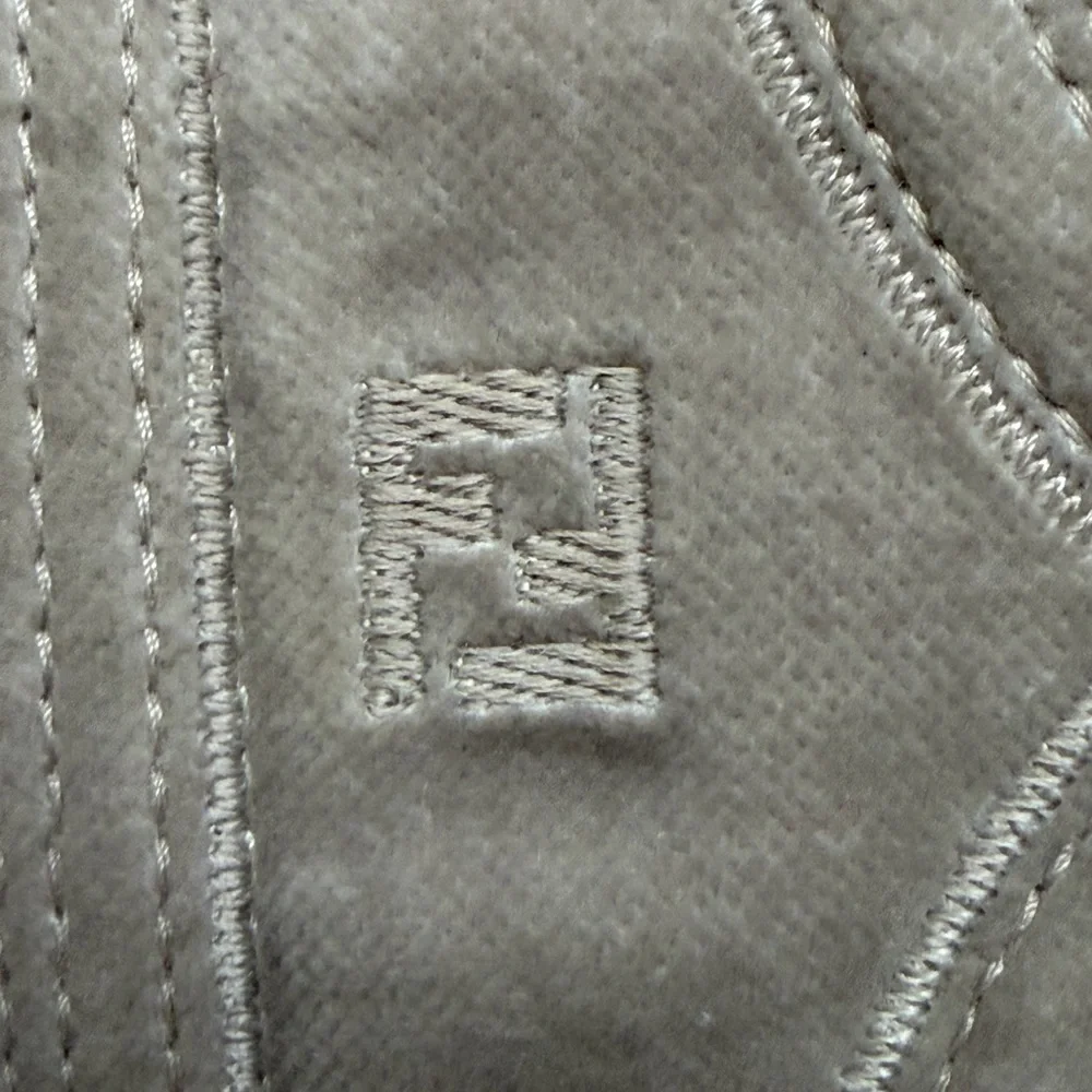 Fendi Velvet Cream Accent pair of Pillows